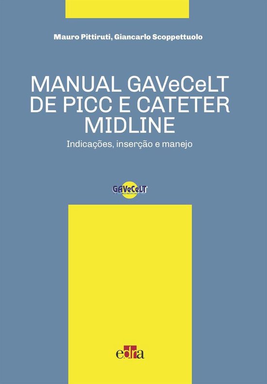 Manual GAVeCeLT de PICC e cateter MIDLINE - cover