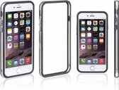 Zwart Transparant Bumper Case Hoesje voor iPhone 8 Plus