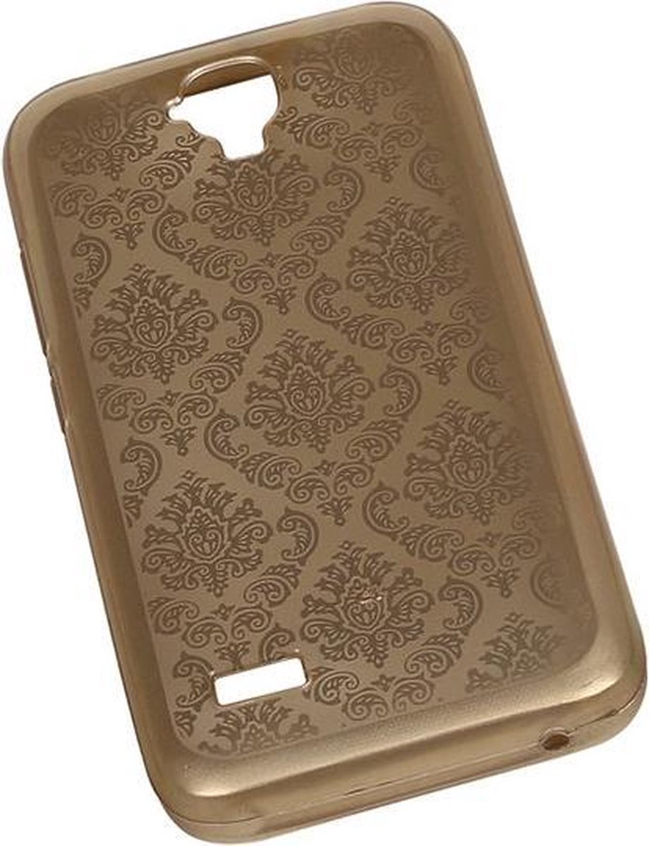 Goud Brocant TPU back case cover hoesje voor Huawei Y560 / Y5