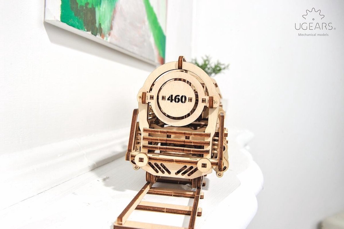 Ugears Modelbouw Hout Locomotief — afbeelding 19