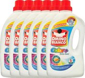 Omino Bianco Color - Lessive liquide couleurs - 6 x 2L 180 lavages- Pack économique