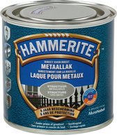 Hammerite Metaallak - Structuur - Metaalgrijs - 0.25L