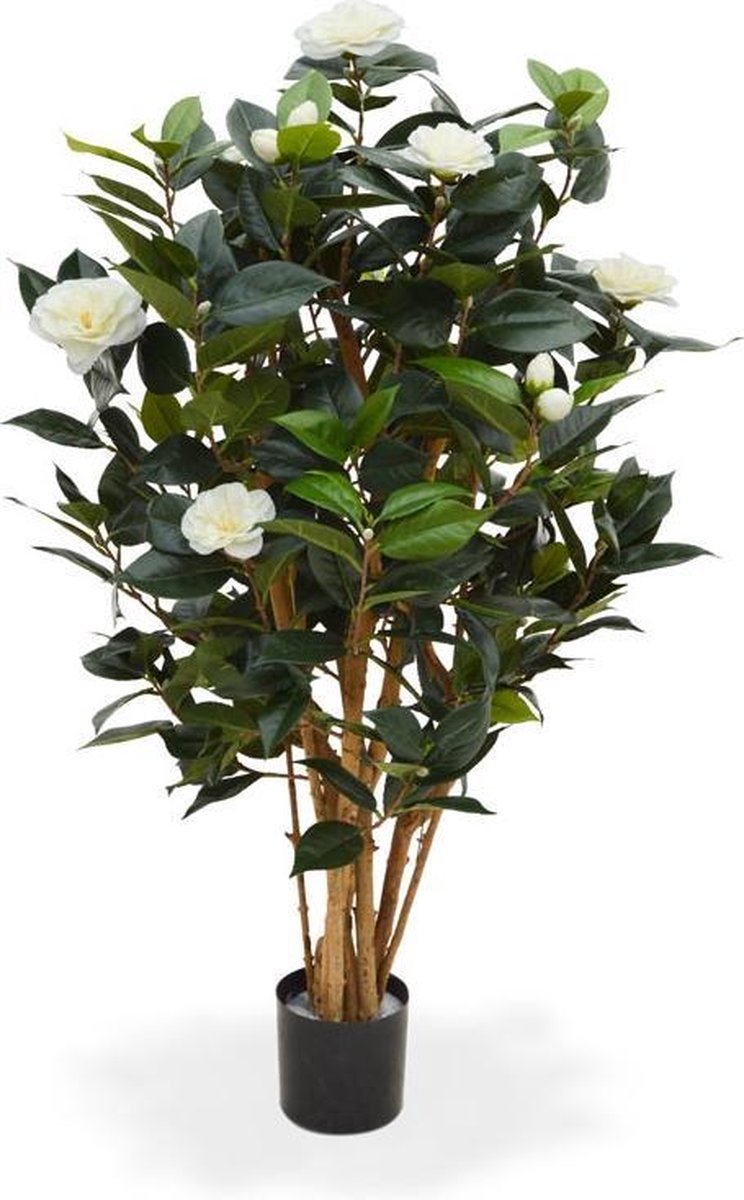 Maxifleur Camelia Japonica Kunstplant Deluxe 100 cm creme