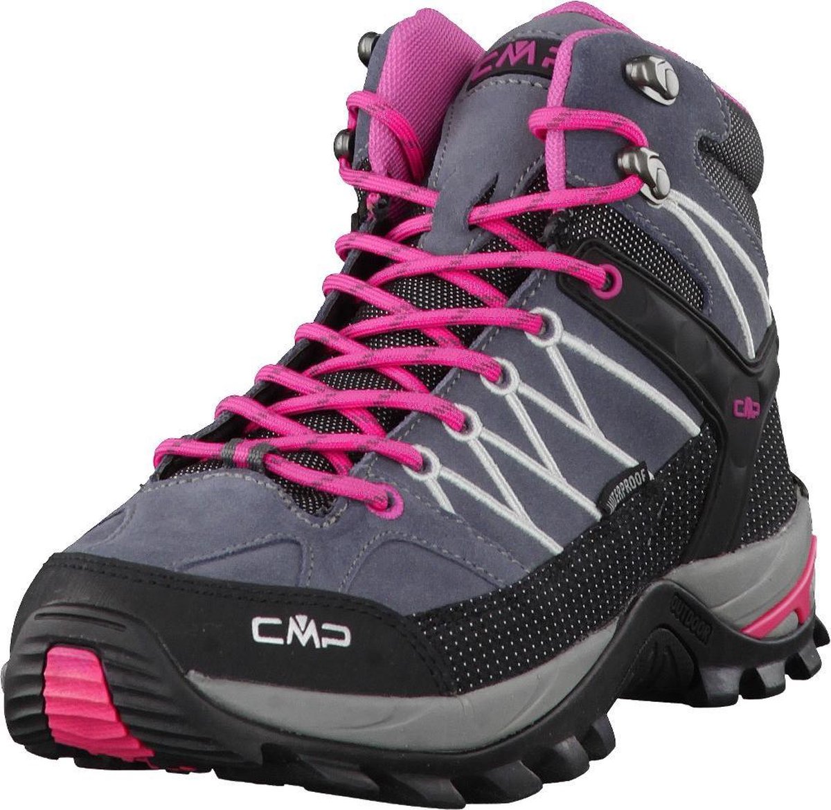 Cmp Wandelschoenen Rigel Mid Dames Suède Grijs