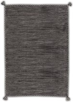 OSTA Medina – Vloerkleed – Tapijt – geweven – wol – eco – duurzaam - modern - boho - Grijs - 135x200