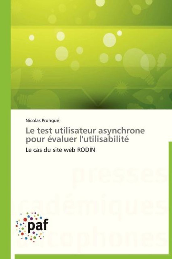 Omn.Pres.Franc.-Le Test Utilisateur Asynchrone Pour Évaluer ... - cover