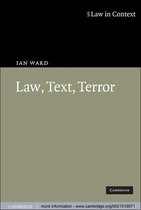 Law in Context -  Law, Text, Terror
