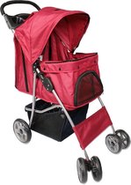 Topmast Hondenbuggy Classic - Rood - 4 Wielen