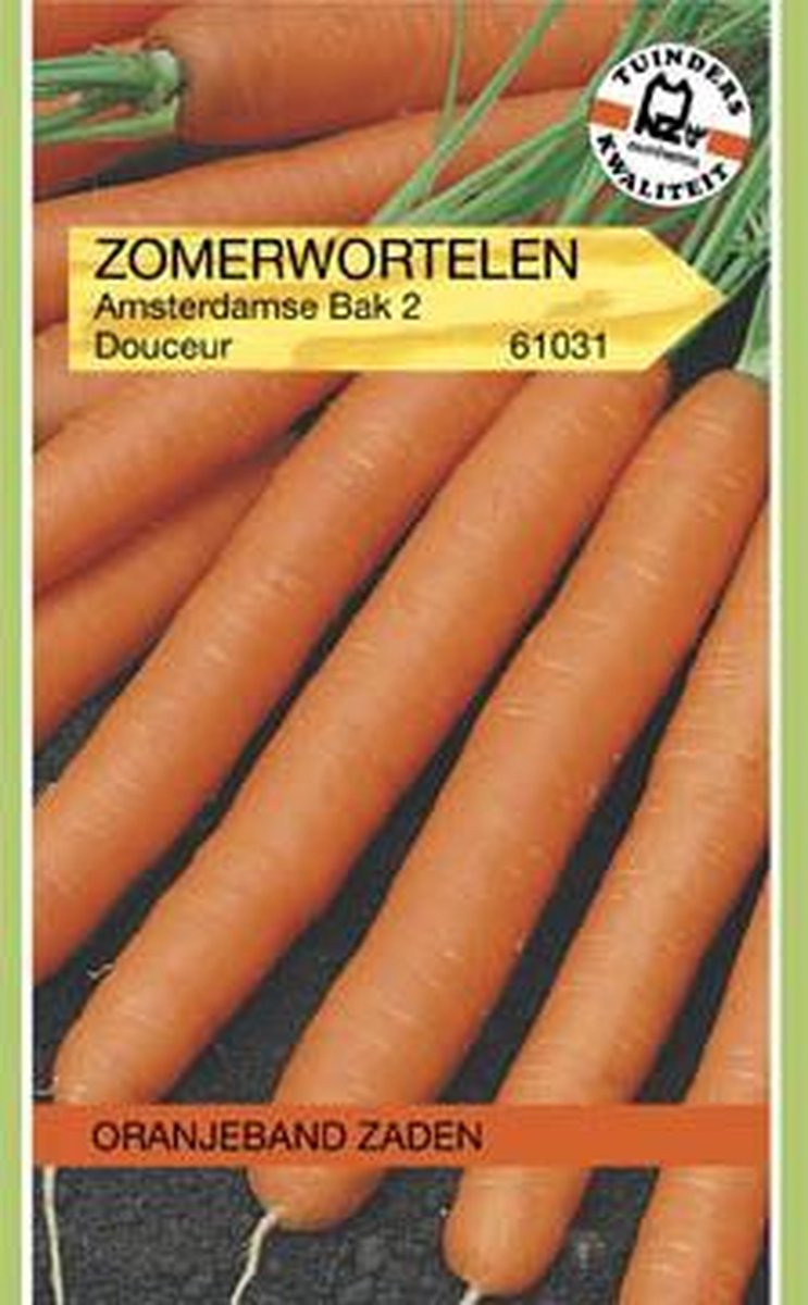 Oranjebandzaden - Zomerwortelen Amsterdamse Bak 2, Douceur