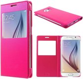 Samsung Galaxy S6 Window View Hoesje Roze