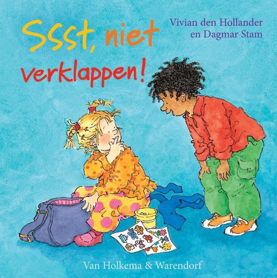 Cover van het boek 'Ssst, niet verklappen!' van Vivian den Hollander