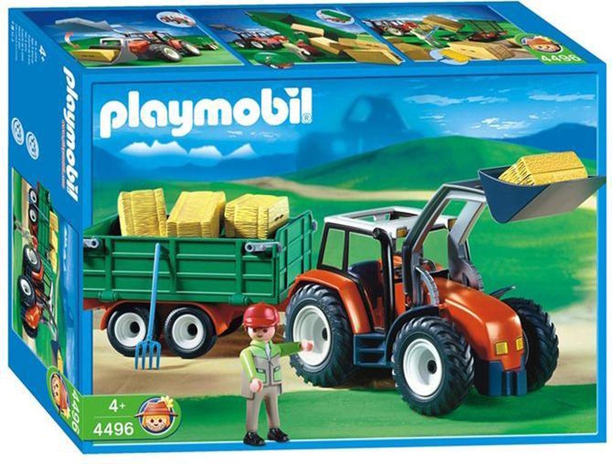 Playmobil Tractor met Aanhanger - 4496 | bol.com