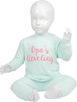 Fun2Wear Pyjama Opa's Lieveling Mint maat 80