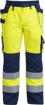FE Engel Werkbroek EN 20471 + Holsterzak 2502-775 - Geel/Marine 3806 - 46