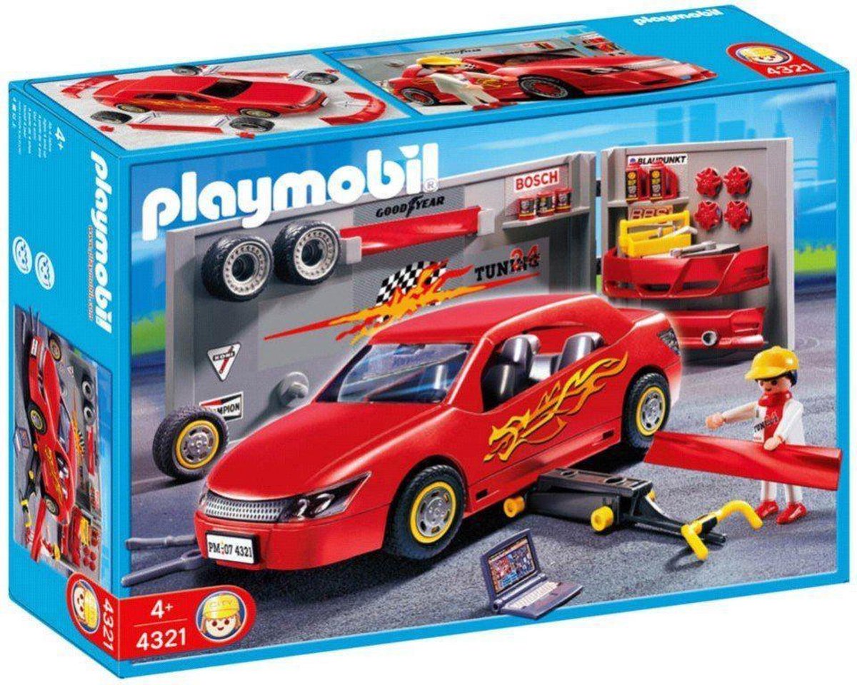 Playmobil Voiture de sport avec atelier - 4321 | bol.com