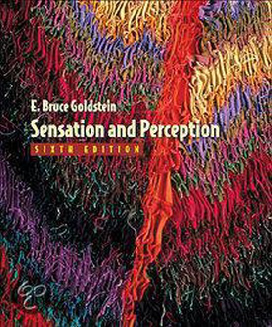 Sensation And Perception - cover