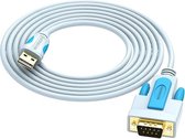 1.5 Meter - USB 2.0 naar DB9 RS232-kabel Seriële USB COM-poort DB9-pinskabeladapter