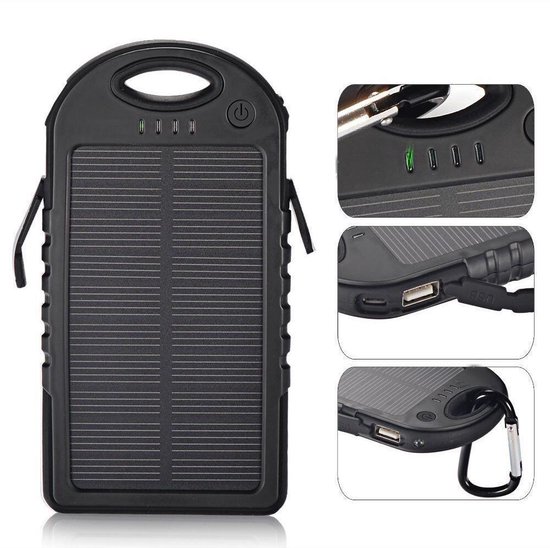 Siltcon Solar Powerbank 30000 mAh - Draadloos Opladen - 4 Zonnepanelen - 22.5W Snellader - Zwart/Oranje kopen? | | Draadloze opladers Siltcon Solar Powerbank 30000 mAh - Draadloos Opladen - 4 Zonnepanelen - 22.5W Snellader - Zwart/Oranje kopen? | | Draadloze opladers