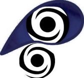 XtremeEyez - UV White Swirl - 1 jaar lenzen