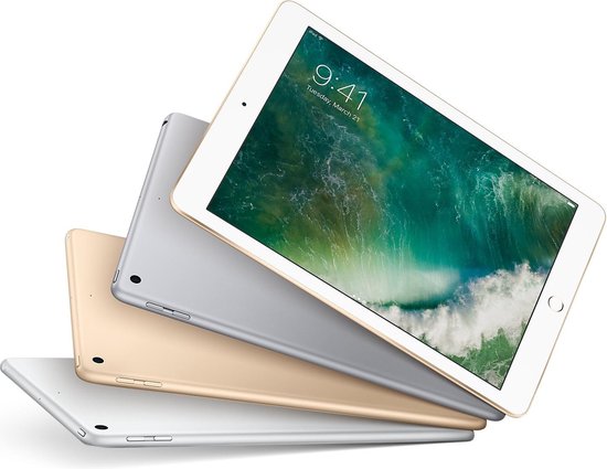 bol.com | Apple iPad (2017) - 9.7 inch - WiFi - 128GB - Spacegrijs