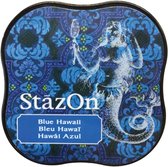 Stazon sneldrogend stempelkussen midi Blue Hawai