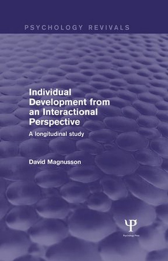 Psychology Revivals - Individual Development from an Interac ... - cover