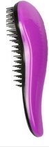 Haarborstel detangler antiklit 18cm paars , set van 2 stuks