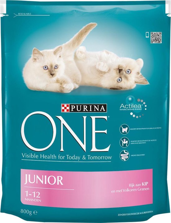 Purina One Junior Rijk aan Kip - 800g