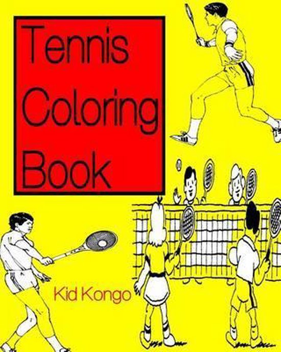 Tennis Coloring Book - cover