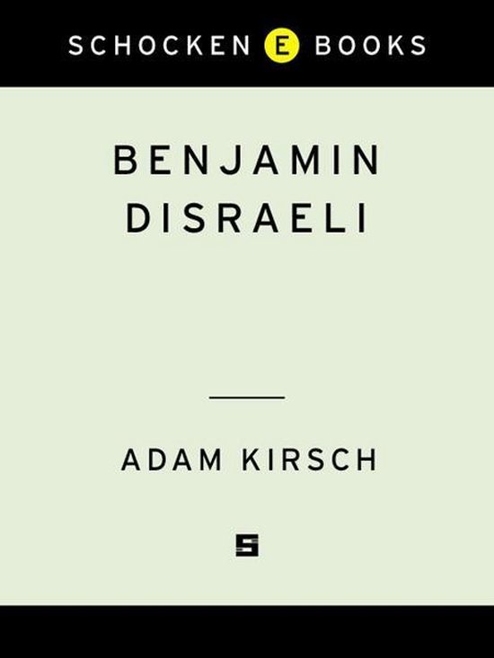 Jewish Encounters Series - Benjamin Disraeli - cover