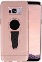 Microfoon series hoesje voor Samsung Galaxy S8 Roze