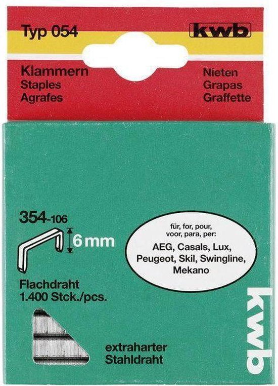Rapid nieten N140 - 10mm 5000 stuks kopen? Nietjes