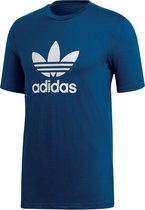 adidas Shirt - Maat XL  - Mannen - blauw/wit