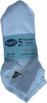 Naft Sneacker sokken Enkelsokken Zwart Multipack Unisex Sneakersokken 36-41