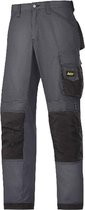 Pantalon de travail Snickers Rip-Stop - 3313-5804 - gris acier / noir - taille 46