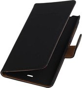 Bookstyle Wallet Case Hoesjes voor Microsoft Lumia 540 Zwart