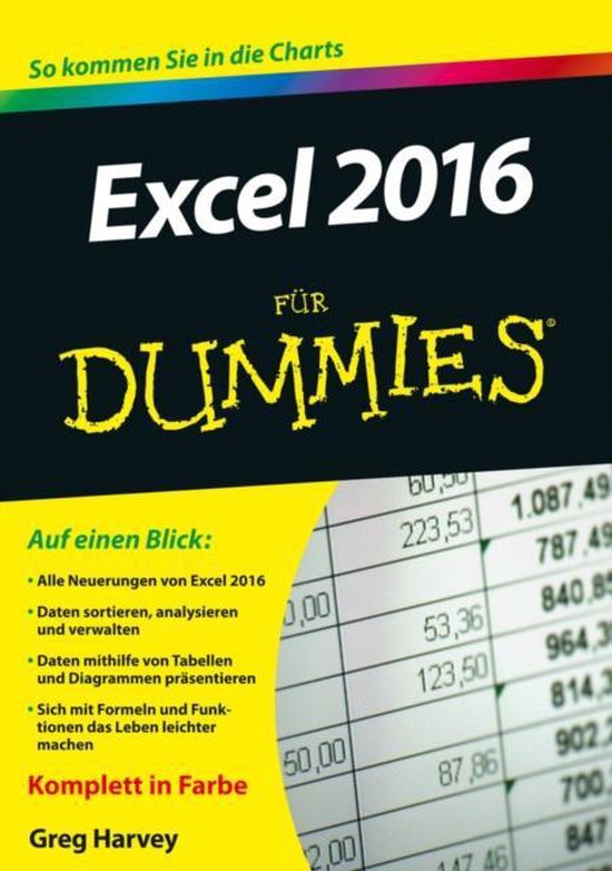Excel 2016 für Dummies - cover