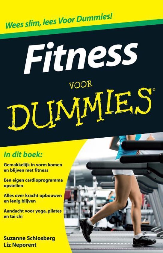Cover van het boek 'Fitness voor Dummies' van S. Schlosberg