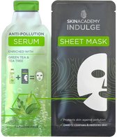 Skin Academy Indulge Anti-Pollution Serum Sheet Mask