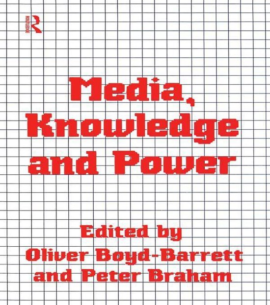 Media, Knowledge and Power - cover