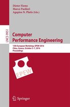 Lecture Notes in Computer Science 9951 - Computer Performance Engineering