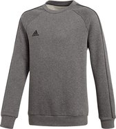 Adidas Core 18 Sweater Kinderen - Donkergrijs Gemeleerd | Maat: 152