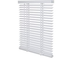 Jaloezie - Hout - Lamelbreedte 50mm - Uni Wit - 100x175cm - Intensions - FSC