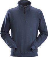 Snickers ½ Zip sweatshirt - Workwear - 2818 - donkerblauw - maat XL