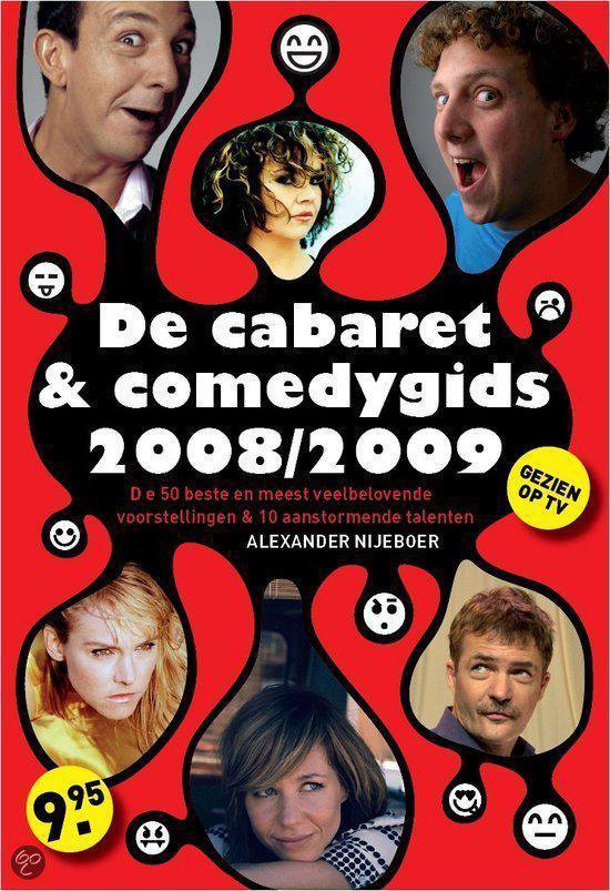 Cover van het boek 'De Cabaret & Comedygids 2008/2009'