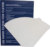 Paper Filter for Clever Dripper White 100 pcs, Small size
