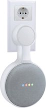 Google Home Mini Houder voor in Stopcontact -  Google Home Mini Wandhouder - Wit