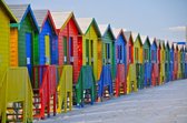 Tuinposter | Tuindoek - Strandhuisjes