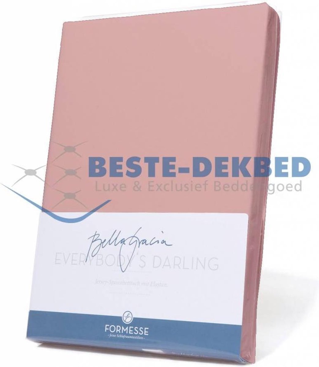 Bella Gracia Jersey Hoeslaken - Oudroze (0565)