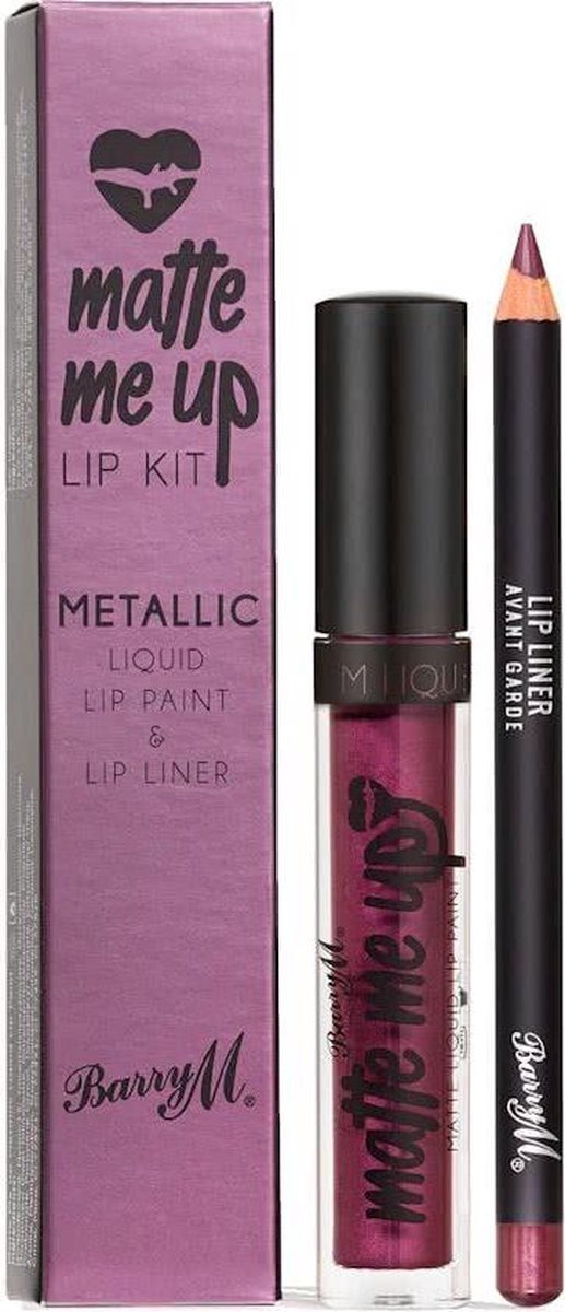Barry M Metallic Liquid Lip Kit Avant Garde